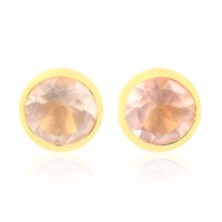 Orecchini in argento con Quarzo Rosa