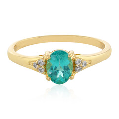 Anello in argento con Apatite Blu