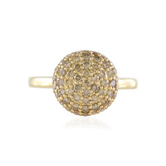 Anello in oro con Diamante Champagne I2 (de Melo)