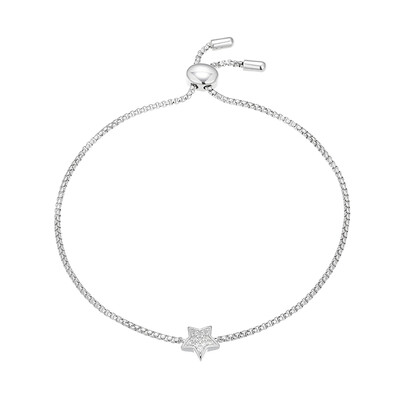 Bracciale in argento con Topazio Bianco