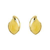 Orecchini in argento con Ambra Baltica