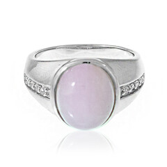 Anello in argento con Kunzite