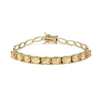 Bracciale in argento con Citrino