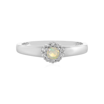 Anello in argento con Opale di Welo
