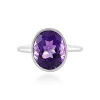Anello in argento con Ametista del Marocco