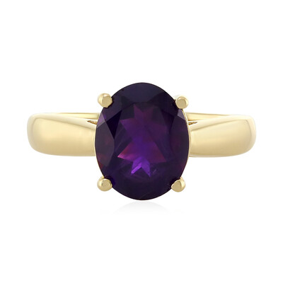 Anello in argento con Ametista Zambiana