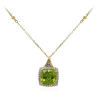 Collana in oro con Peridoto Dashihe  (CIRARI)