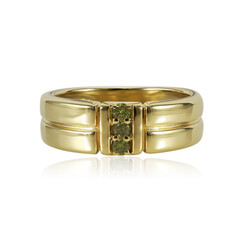 Anello in argento con Diamante Giallo I1
