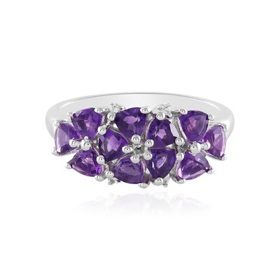 Anello in argento con Ametista