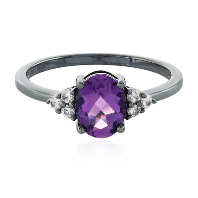 Anello in argento con Ametista