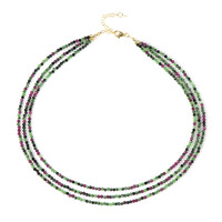 Collana in argento con Rubino Zoisite
