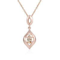 Collana in argento con Morganite Pesca