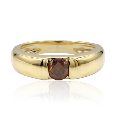 Anello in oro con Diamante Cognac VS1 (Annette)