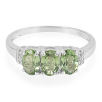 Anello in argento con Apatite Russa