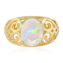 Anello in argento con Opale di Welo