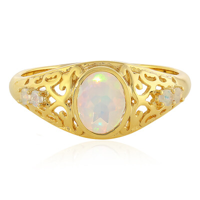 Anello in argento con Opale di Welo