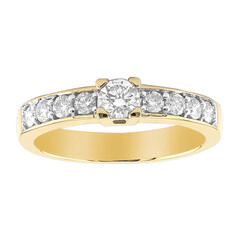 Anello in oro con Diamante SI1 (G)