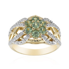 Anello in oro con Demantoide del Madagascar (Rifkind 1894 Collection)