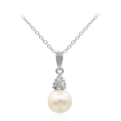 Collana in argento con Perla di Acqua Dolce
