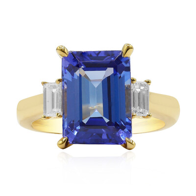 Anello in oro con Tanzanite AAA (CIRARI)