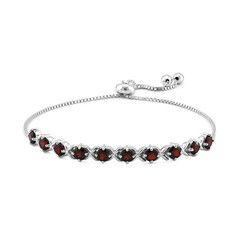 Bracciale in argento con Granato