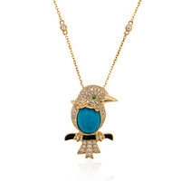 Collana in oro con Turchese (CIRARI)