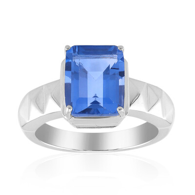 Anello in argento con Fluorite Cangiante (Pallanova)