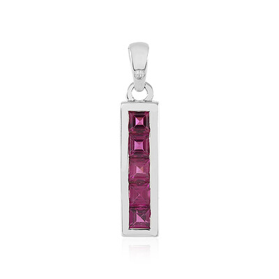 Ciondolo in argento con Rodolite