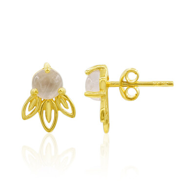 Orecchini in argento con Quarzo Rosa