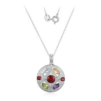 Collana in argento con Ametista Zambiana