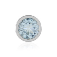 Ciondolo in argento con Topazio Blu Cielo