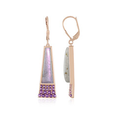 Orecchini in argento con Labradorite Porpora Maniry (KM by Juwelo)