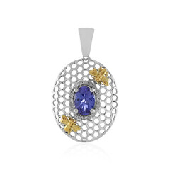 Ciondolo in oro con Tanzanite AAA (Ornaments by de Melo)