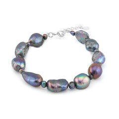 Bracciale in argento con Perla Mistica d'Acqua Dolce (TPC)