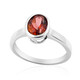 Anello in argento con Topazio Cranberry