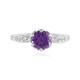 Anello in argento con Ametista Siberiana