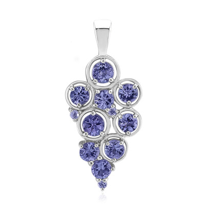 Ciondolo in argento con Tanzanite (non riscaldata)