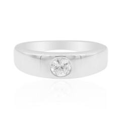 Anello da uomo in argento con Zircone