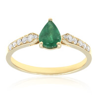 Anello in oro con Smeraldo Zambia AAA (CIRARI)