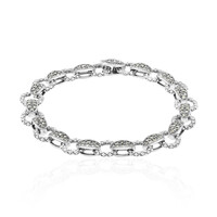 Bracciale in argento con Marcassite