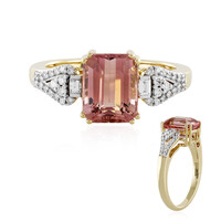 Anello in oro con Tormalina Pesca Brasiliana (D'vyere)
