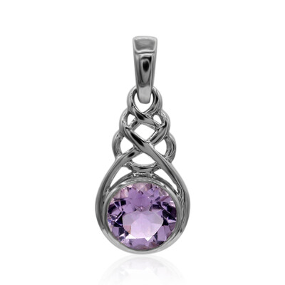 Ciondolo in argento con Ametista Rose de France