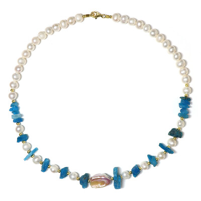Collana in argento con Perla di Acqua Dolce