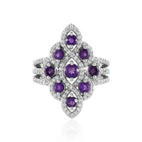 Anello in argento con Ametista Siberiana