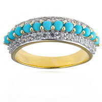 Anello in argento con Turchese Sleeping Beauty
