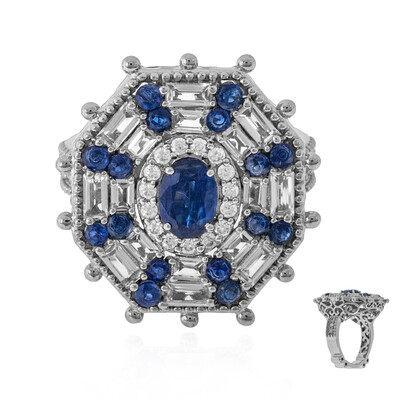 Anello in argento con Cianite (Dallas Prince Designs)