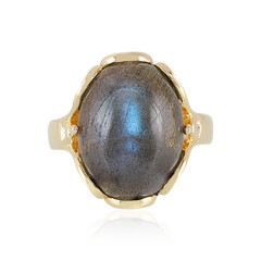 Anello in argento con Labradorite