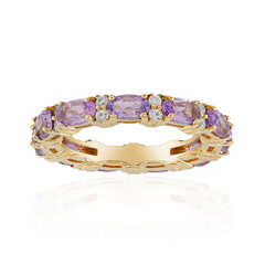 Anello in argento con Ametista