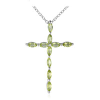 Collana in argento con Peridoto