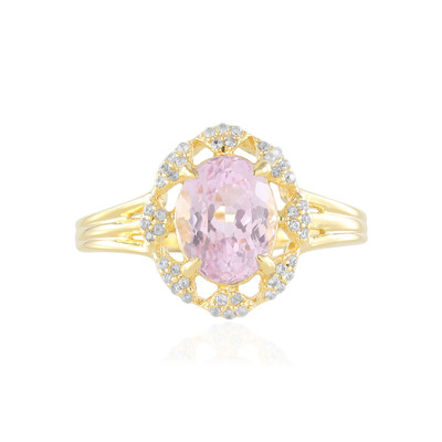 Anello in argento con Kunzite